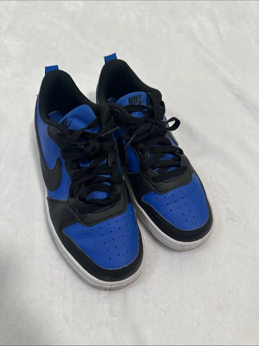 🐴 Nike Court Borough Low Recraft Game Royal Blue Sneaker